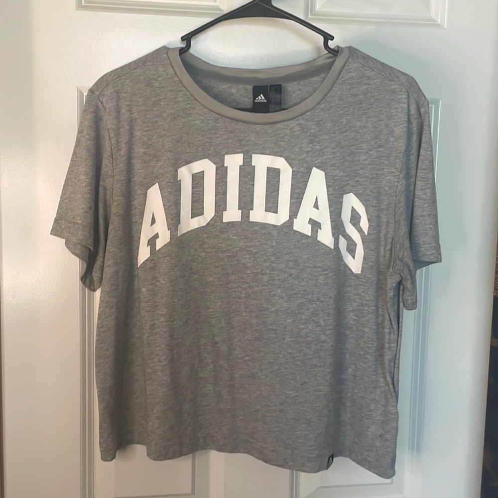 Womens adidas gym athletic crop top